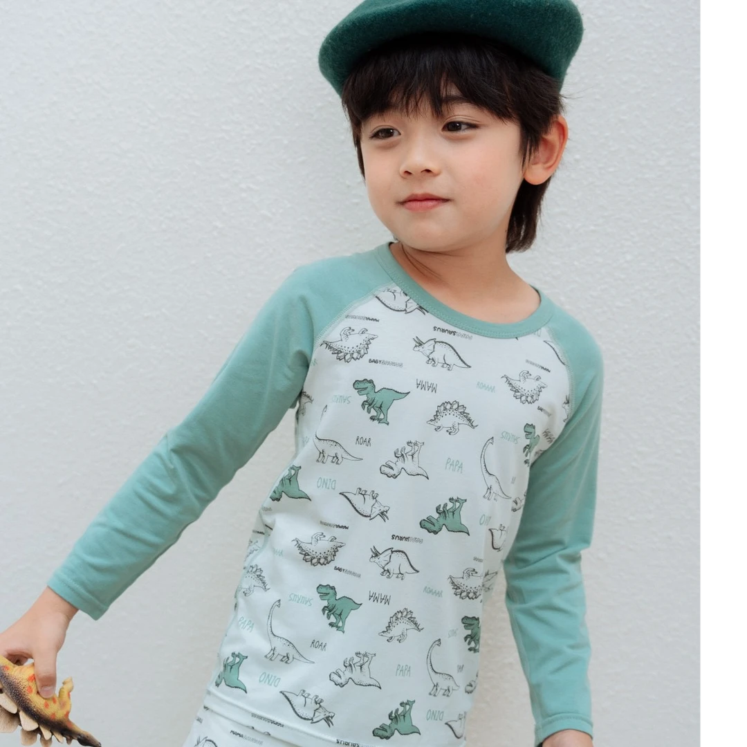 【海小丫超薄莱卡】男宝秋衣套装