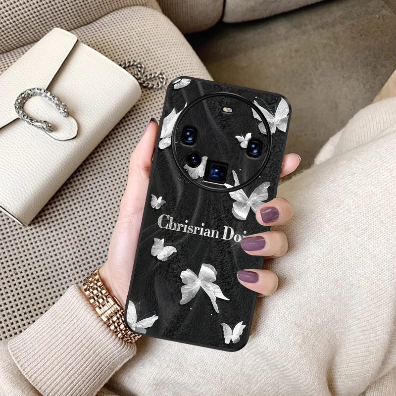 高档经典蝴蝶适用华为mate60手机壳mate60pro个性创意40p防摔女款