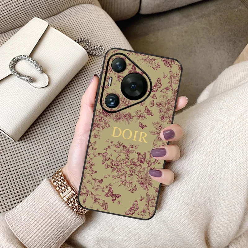 防摔适用华为pura70手机壳翩翩起舞女款70pro高档70U潮牌70pro+皮