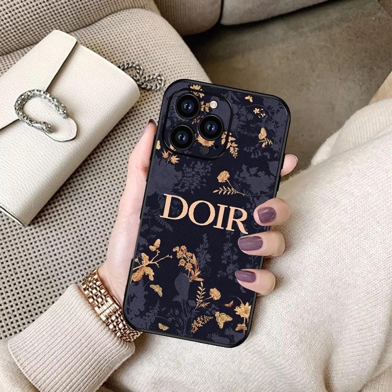 复古花新款适用iPhone16promax潮牌奢华苹果16高级感15全包防摔14