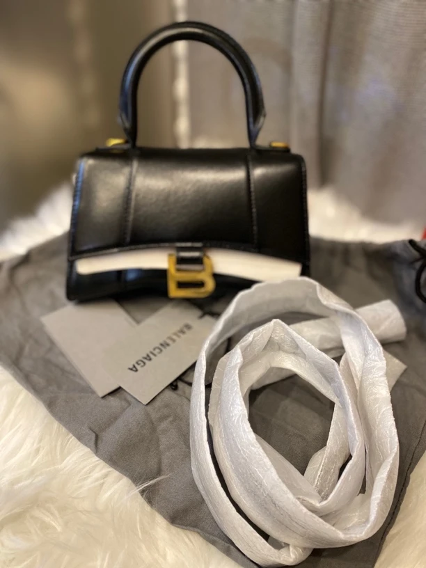 99新 Balenciaga/巴黎世家 巴黎世家沙漏包附件：尘袋、吊牌、肩带