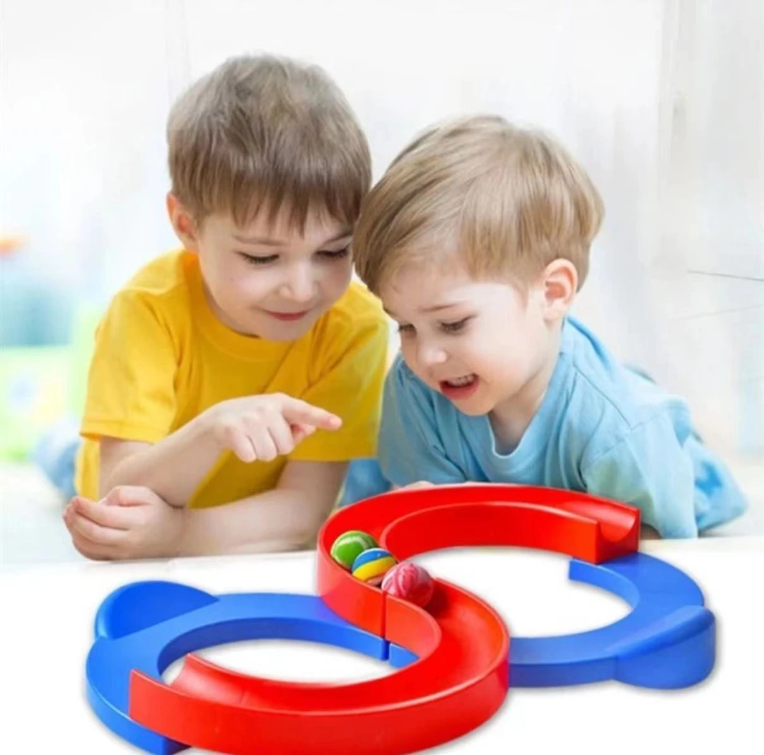 【一套仅需9.8元】幼儿园训练器材轨道球感统训练家用锻炼益智玩具