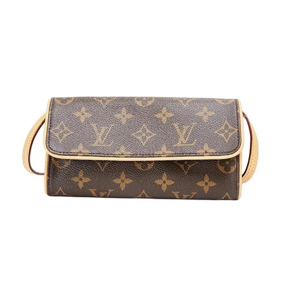 修复品LouisVuitton/路易威登小号黄皮信封