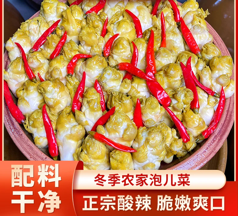 四川农家土坛泡儿菜