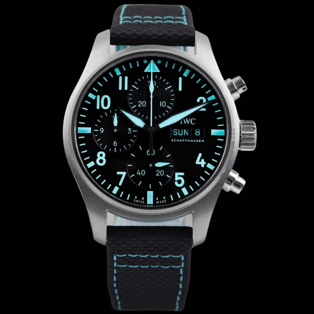 99新 IWC/万国 大牛二手/飞行员/IW388108/23年全套/41mm