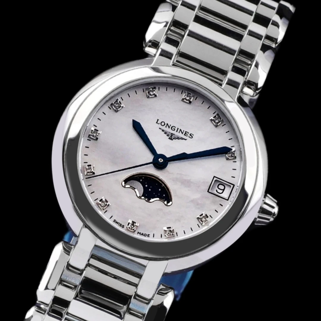 99新 Longines/浪琴 大牛未使用/心月/全套/30.5mm