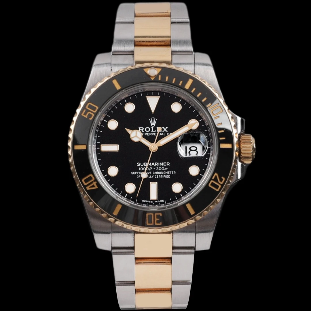 95新 Rolex/劳力士 大牛钟表//116613/19年全套/40MM /机械x