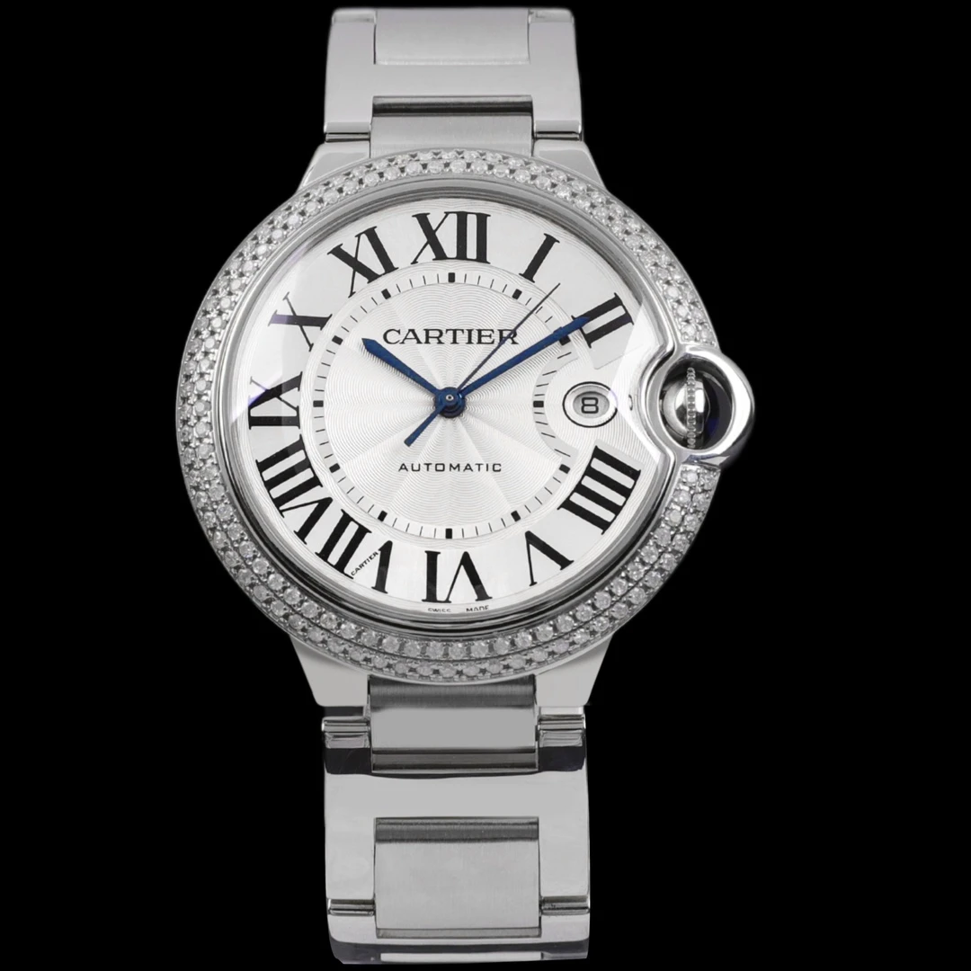 99新 Cartier/卡地亚 大牛二手/蓝气球/W69012Z4/42mm/单表后改