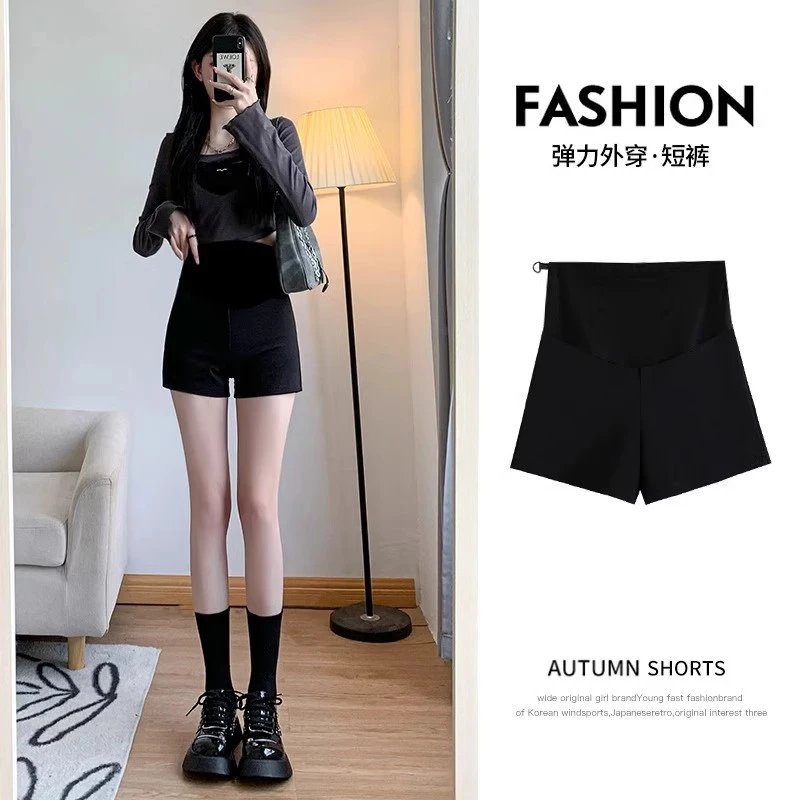 孕妇短裤女2025年新款显瘦时尚休闲宽松百搭托腹早中晚孕期装遮肚