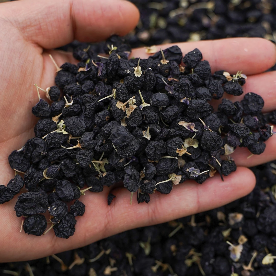 黑枸杞子正品礼盒特级青海黑枸杞茶头茬新货特大果泡水泡茶100g