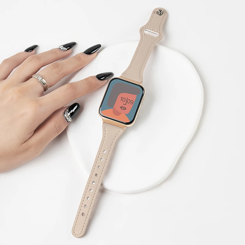 适用oppowatch4Pro皮表带se手表3Pro反扣oppo智能watch小蛮腰3/2