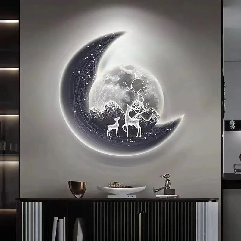 x现代轻奢玄关装饰画客厅挂画过道走廊入户门壁画