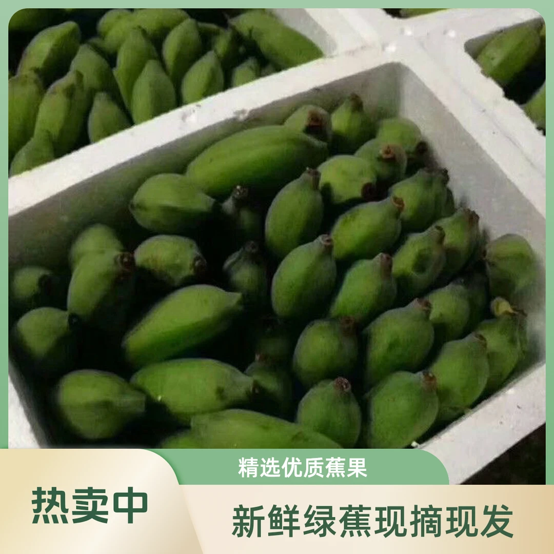 正宗小米蕉农家露天种植小米蕉酸甜可口整箱包邮