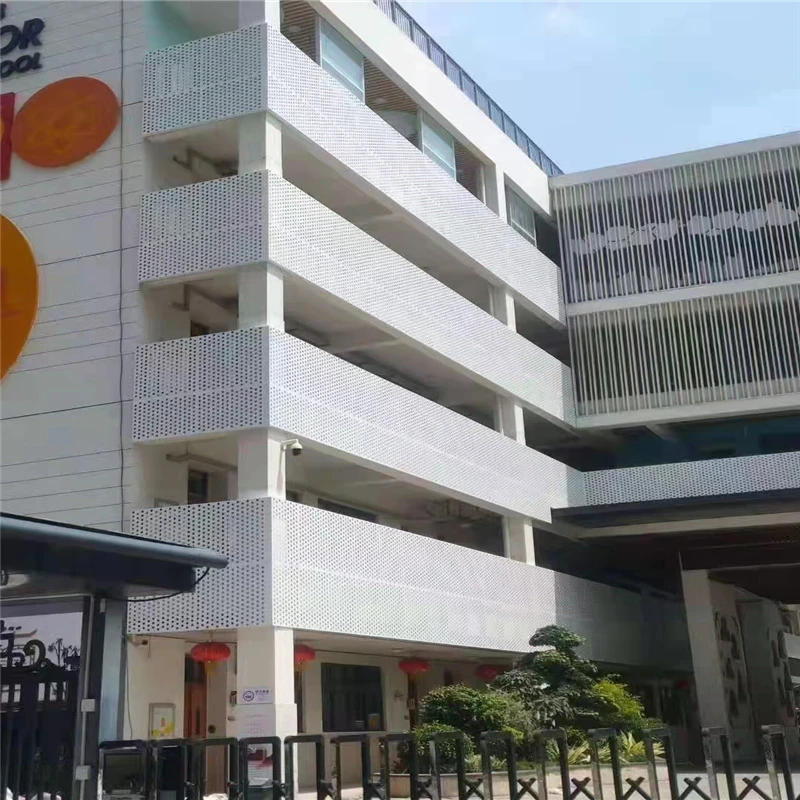 幕墙冲孔铝单板学校酒店装饰造型穿孔铝单板外立面氟碳烤漆铝单板