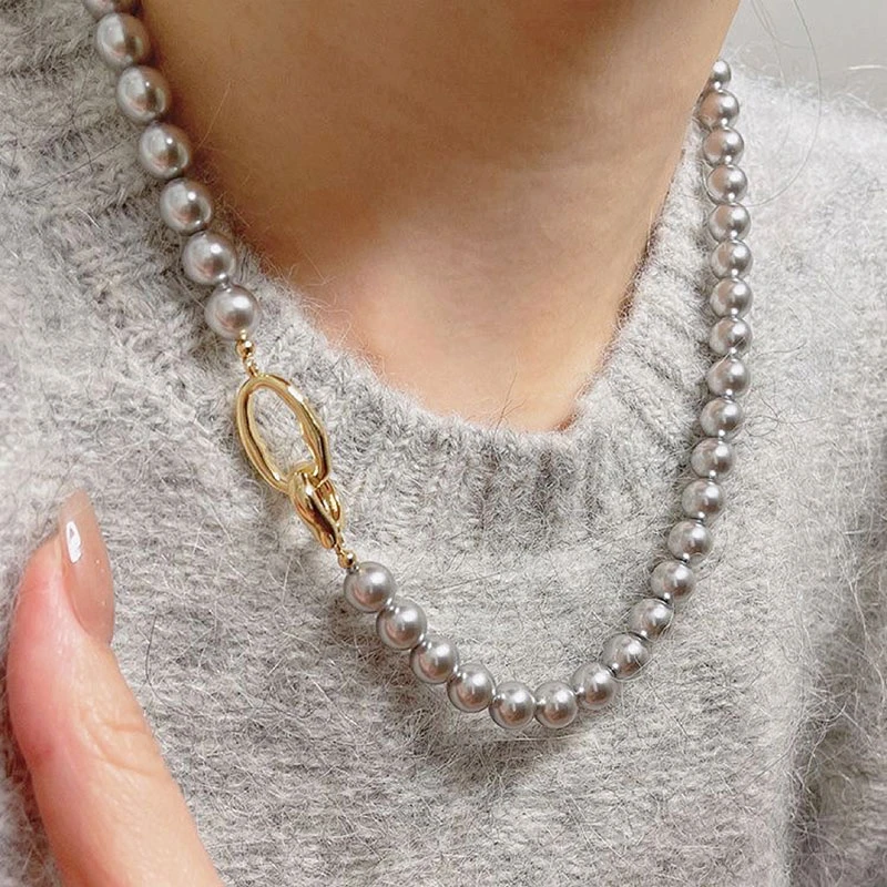 铜镀金项链手链连接扣毛衣链DIY饰品配件配饰扣子开口扣妈妈手工
