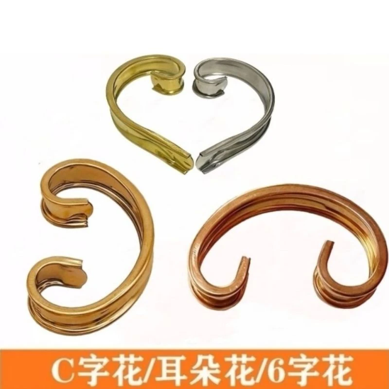 包邮304不锈钢大门C字花 耳朵花 艺术花欧式门花围栏护栏装饰配件