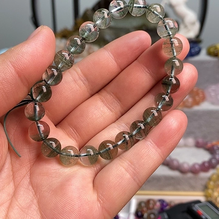 水晶手链未镶嵌绿幽灵8+