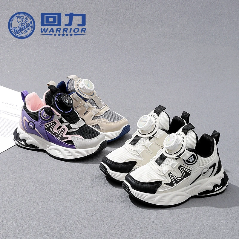 Warrior/回力春秋新款2025年小学生透气跑步运动鞋时尚宝宝鞋0711