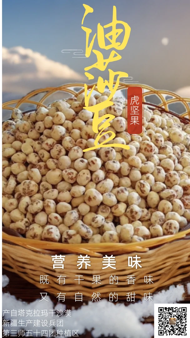新疆去皮油莎豆 5斤装虎坚果 地下核桃 产地直发包邮