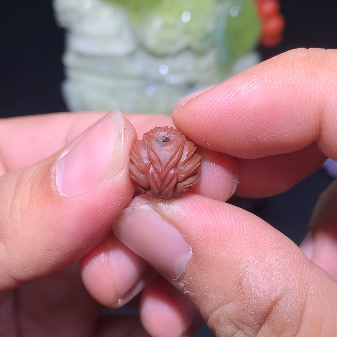 【闪购商品】玛瑙/玉髓盐缘未镶嵌六**祥盐缘凤九