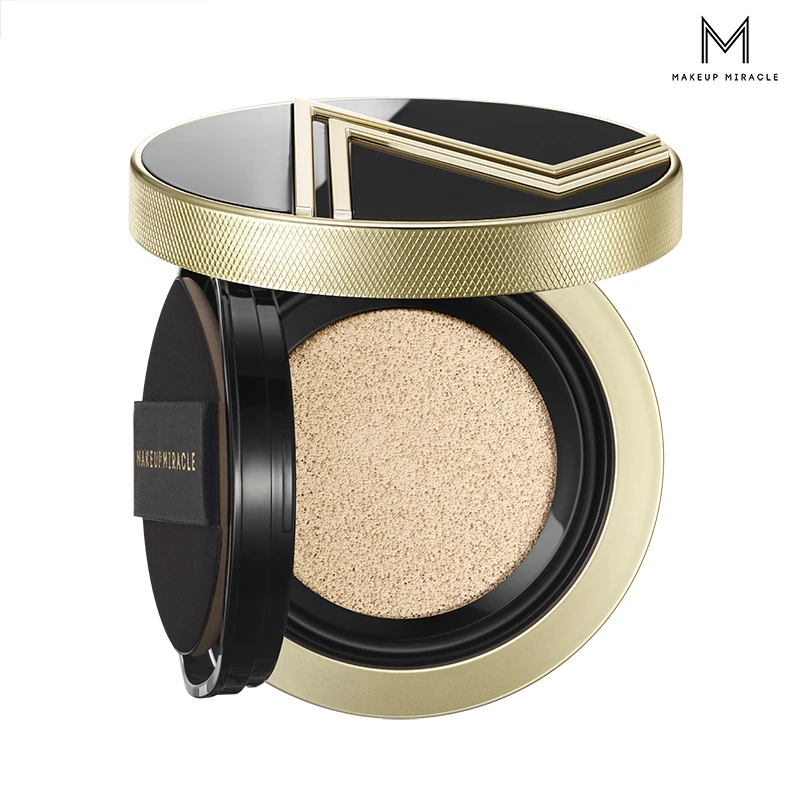 MAKEUPMIRACLE定制奢金柔雾气垫霜(W01象牙色)10克日常生活化妆品情人节送礼