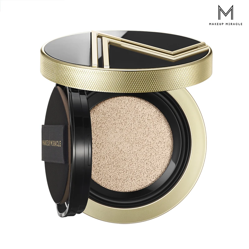 MAKEUPMIRACLE定制奢金柔雾气垫霜(N00瓷亮色)10克日常生活化妆品情人节送礼
