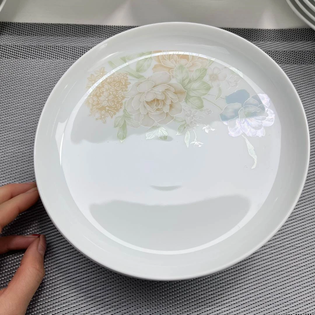 （花千骨高白泥7英寸盘）景德镇新品百搭家用高温高白瓷陶瓷菜盘