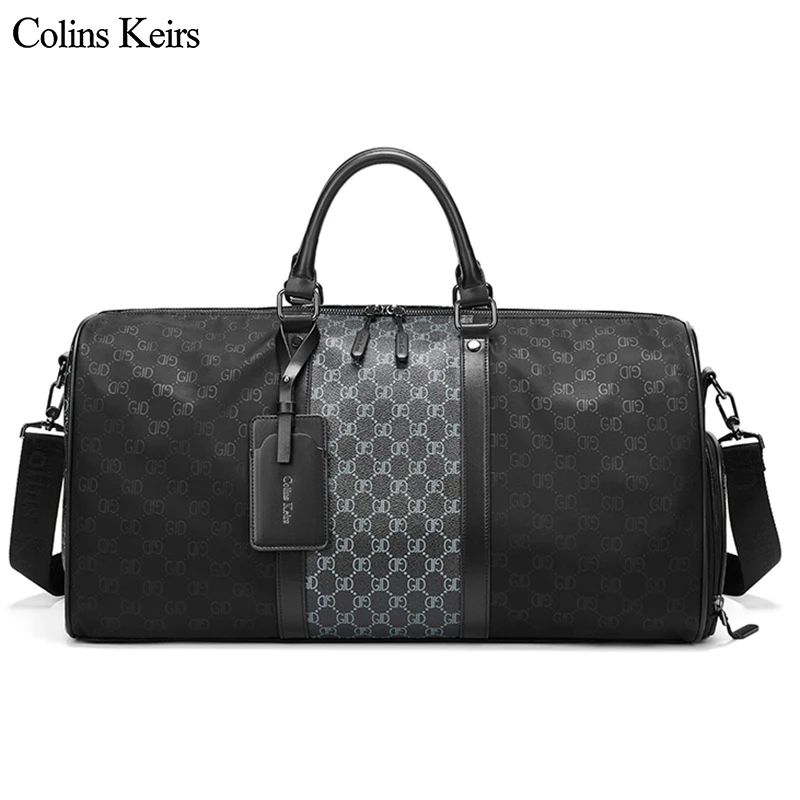 Colins Keirs男士短途旅行包商务时尚登机包干湿分离健身包手提包
