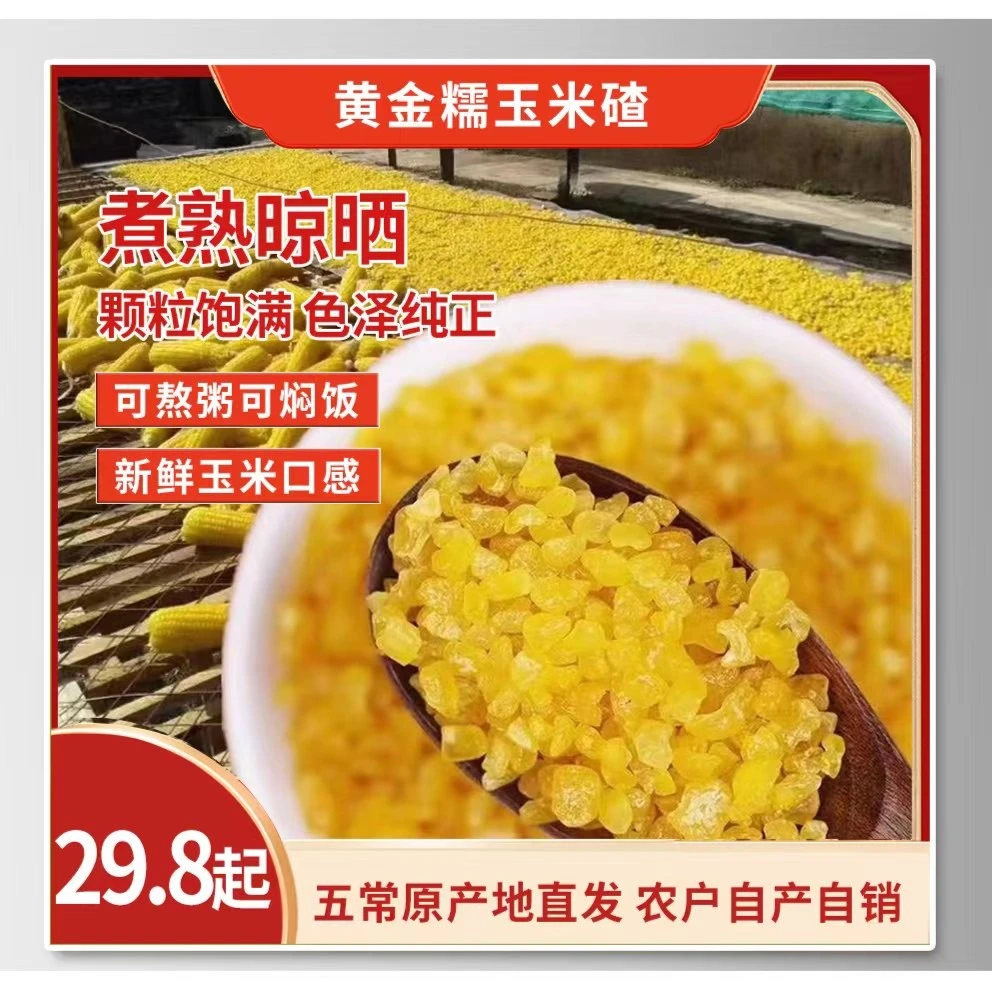 东北青稞玉米碴粘大碴子黄金糯玉米碴软糯香甜 米饭伴侣 2斤起