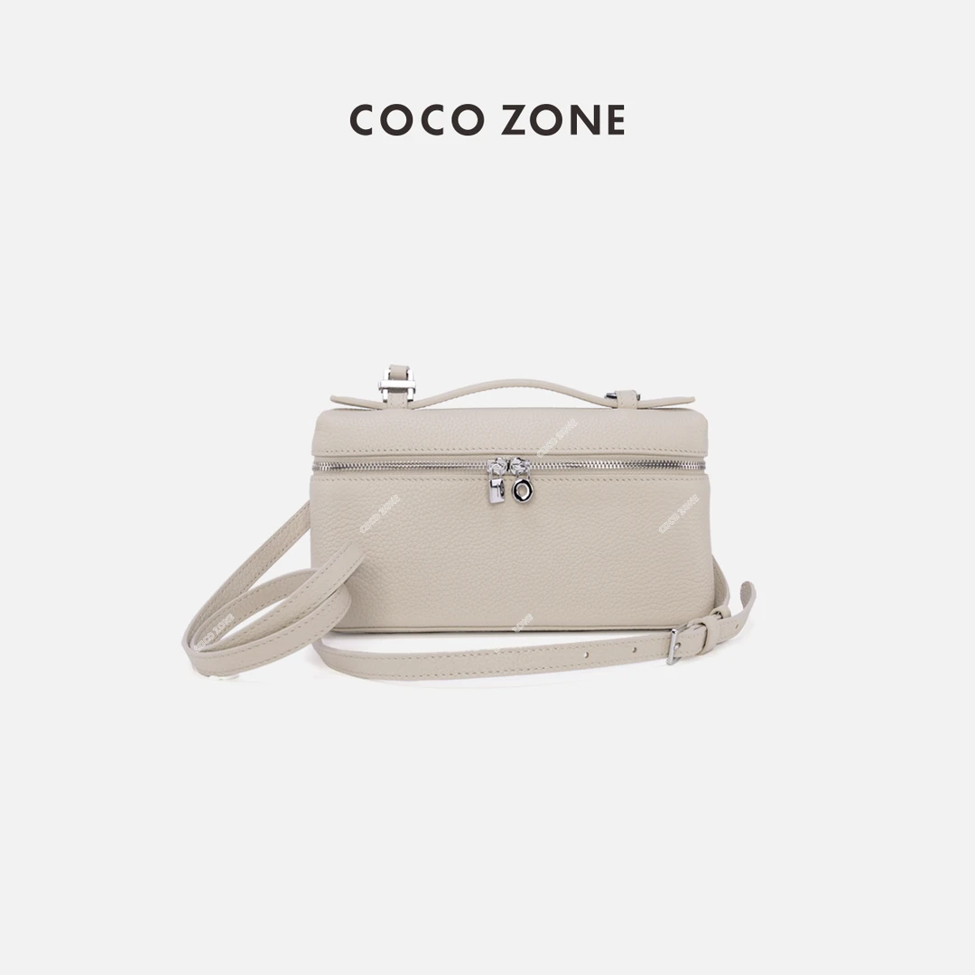 COCO ZONE 刘一一高级感简约通勤斜挎包荔枝纹单肩包CC2B0576