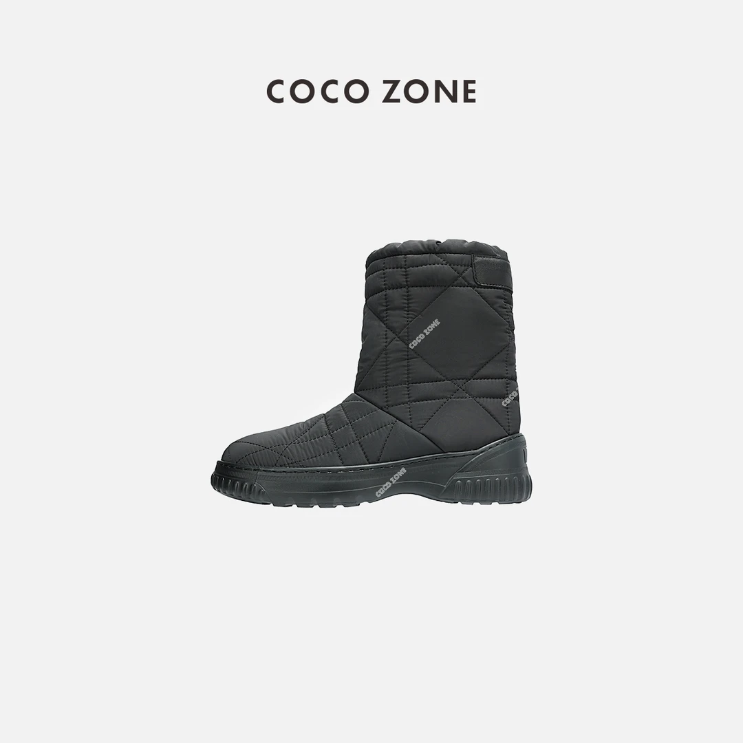 COCO ZONE 刘一一  冬季时尚雪地鞋欧美风厚底加绒里靴23C30456