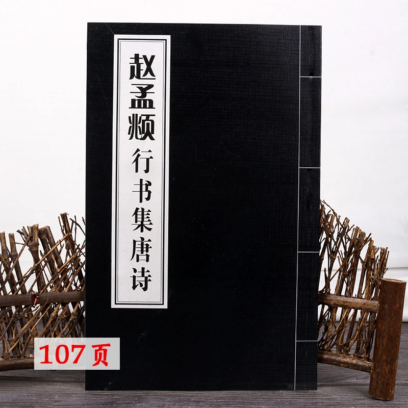 赵体赵孟頫行书集唐诗书法练习临摹字帖于魁荣107页名家书法集字