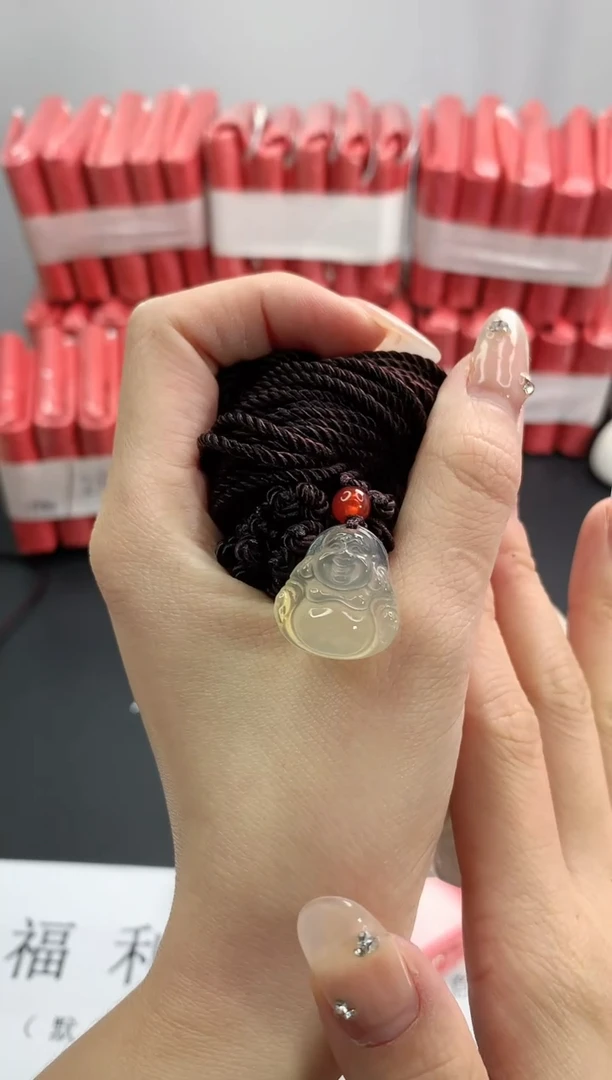 【闪购商品】玛瑙/玉髓颈饰未镶嵌佛公