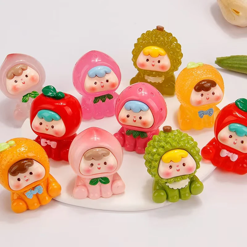 【混拆】二代水果崽崽萌粒公仔diy饰品微景观摆件萌粒可爱