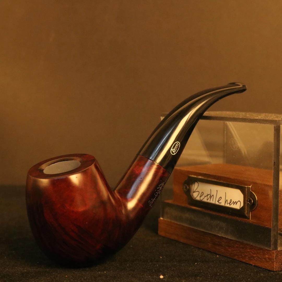 意大利rossi新手入门手工石楠木福尔摩斯弯——胖