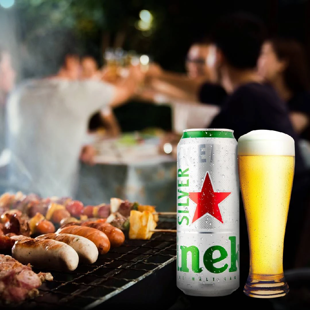 【官方授权】喜力星银500 ml 整箱装甄选全麦酿造优级罐装发酵