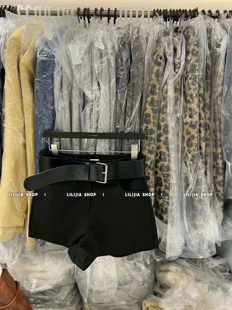 2024秋冬新款毛呢阔腿裤女装高腰靴裤百搭休闲短裤