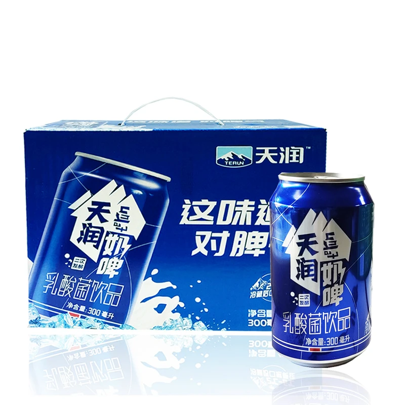 新疆天润奶啤 300ml/罐*12罐/箱 整箱 乳酸菌饮品休闲饮料