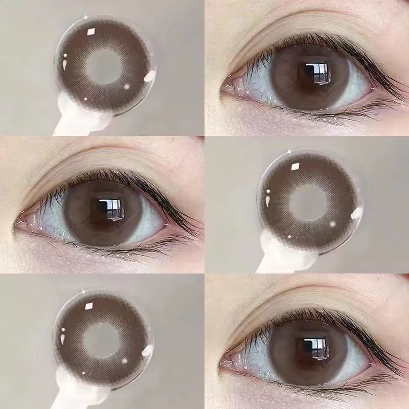 【买一送一】红豆栗子棕色美瞳素颜百搭栗子棕自然款日常通勤半年抛