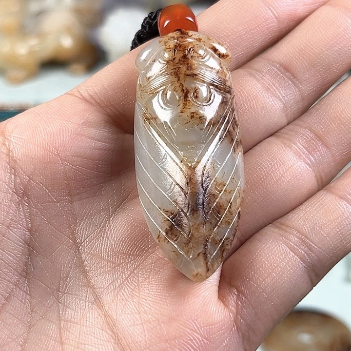 和田玉挂件未镶嵌日**山