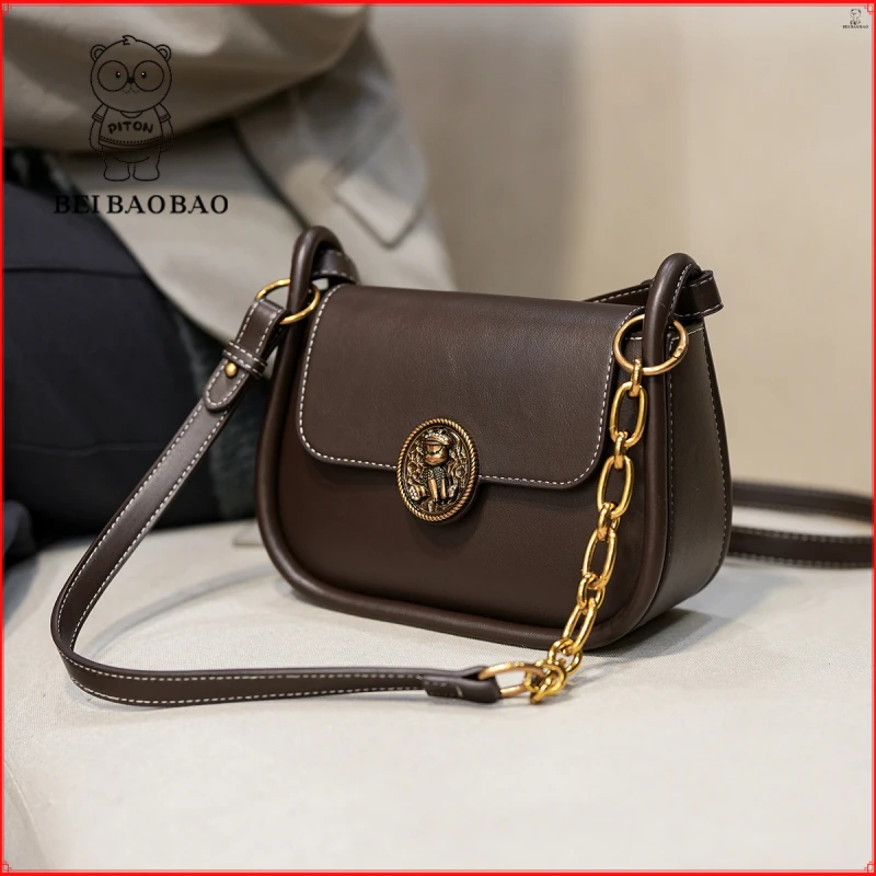 北包包马鞍包包纯色单肩包休闲女包百搭斜挎包流行韩版通勤高颜值