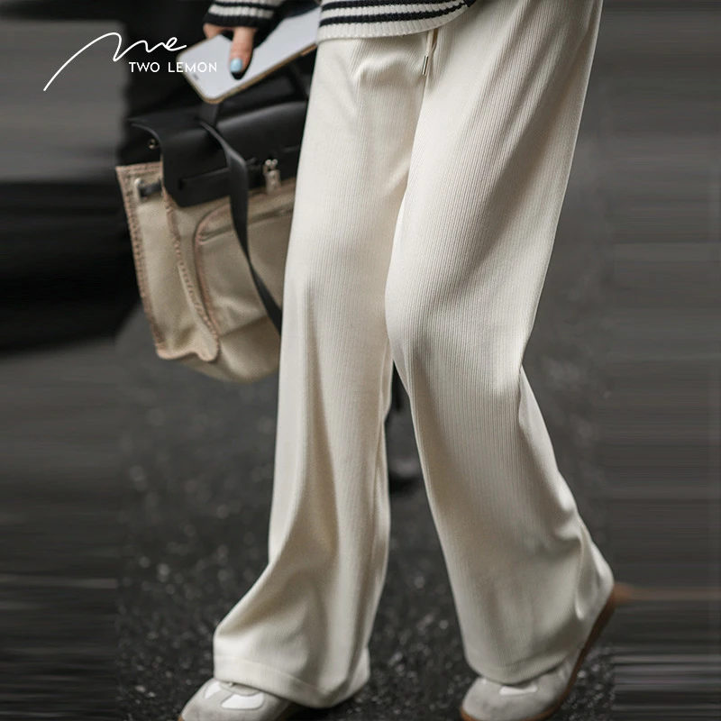 凯哥福利【显瘦裤】高腰阔腿裤垂感显瘦宽松休闲裤子2022101003