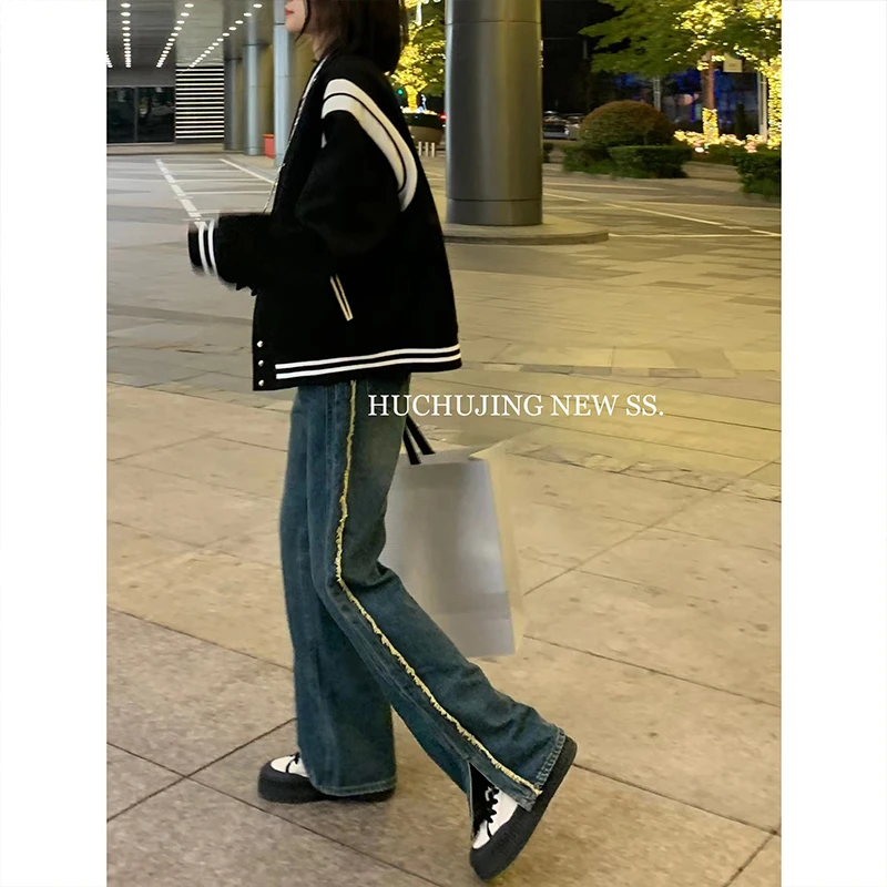 凯哥福利【随性女孩】四季百搭时髦腿精必备牛仔裤C2023022302