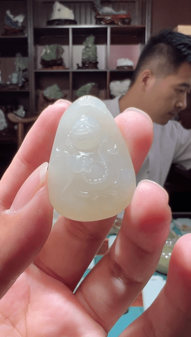 【闪购商品】和田玉吊坠(不含链)未镶嵌1