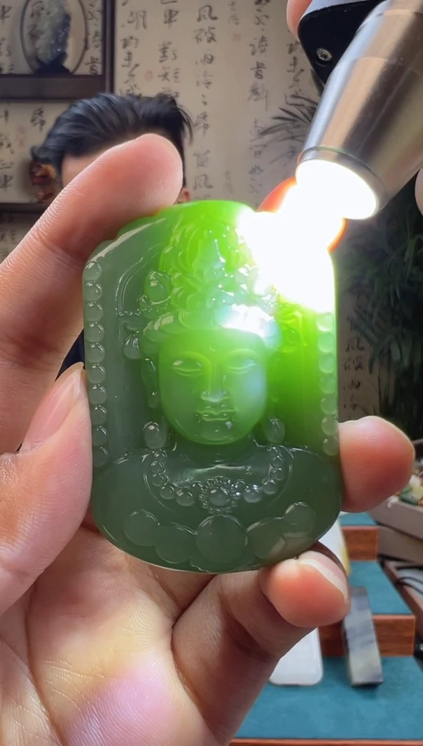 【闪购商品】和田玉吊坠(不含链)未镶嵌1