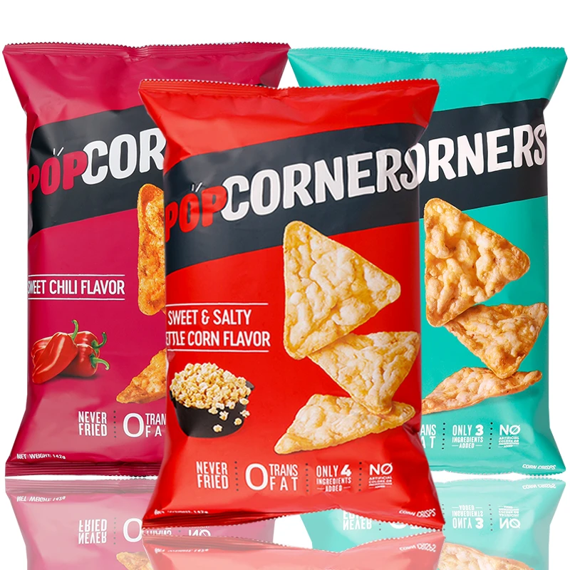 PopCorners142g柬埔寨非油炸薯片休闲小吃下午休闲解馋小零食