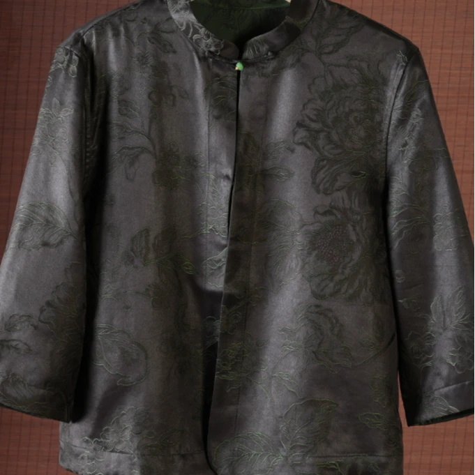 新中式风 黑色外套 L  238224