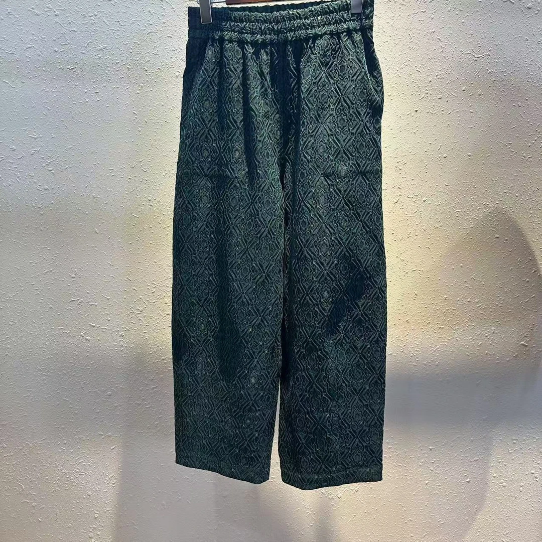 芹  新中式风 352324 绿色 柞蚕丝 裤子