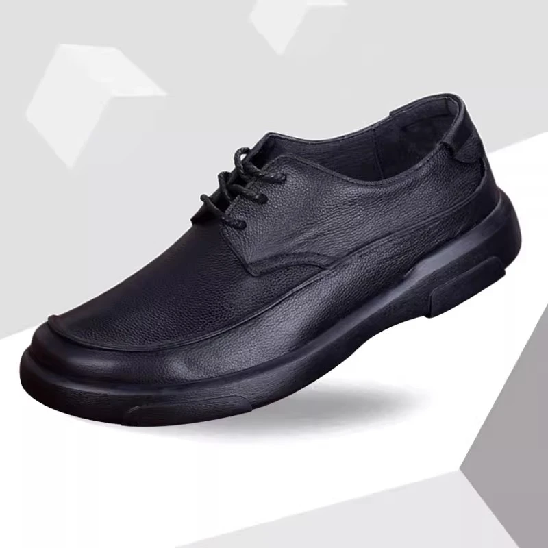 欧美『设计师』力荐!匠心制作!正宗牛皮时尚经典厚底商务休闲皮鞋男