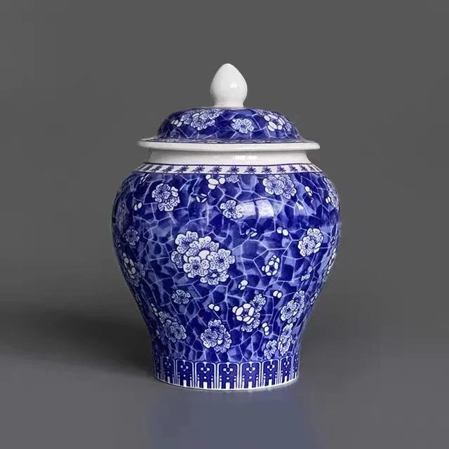 小号冰梅将军茶叶罐-127(xp)